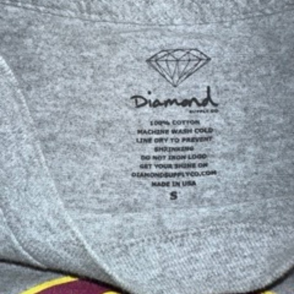 DIAMOND SUPPLY CO. T SHIRT USA International Lifers All Or Nothing Club Hip Hop - Picture 3 of 3